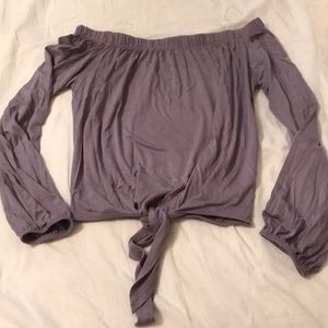 Off the shoulder shirt